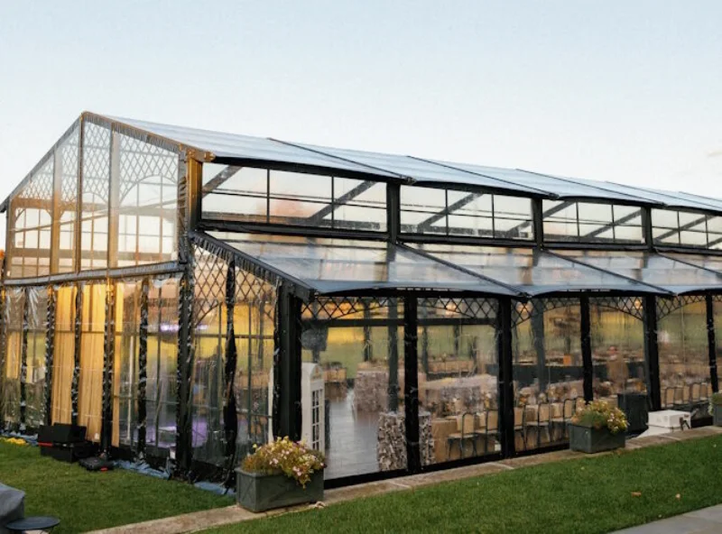 pvc Roof and Sidewalls of atrium tent
