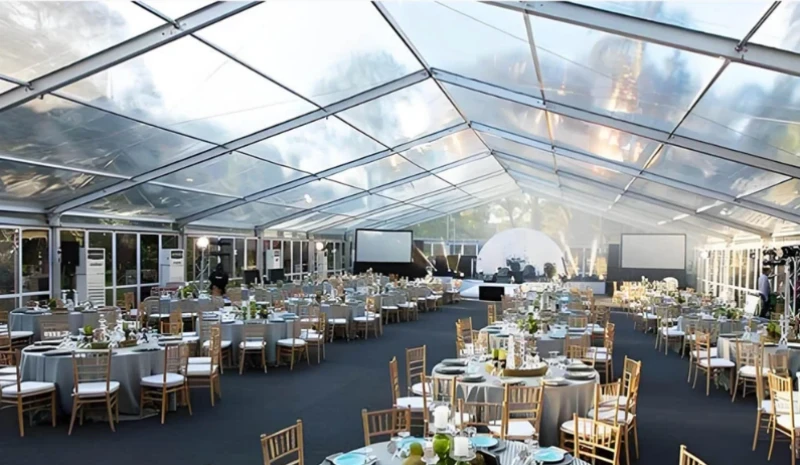 100 Person Wedding tent