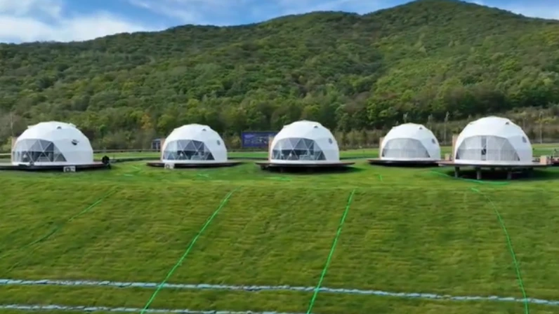 dome tent for glamping campsite