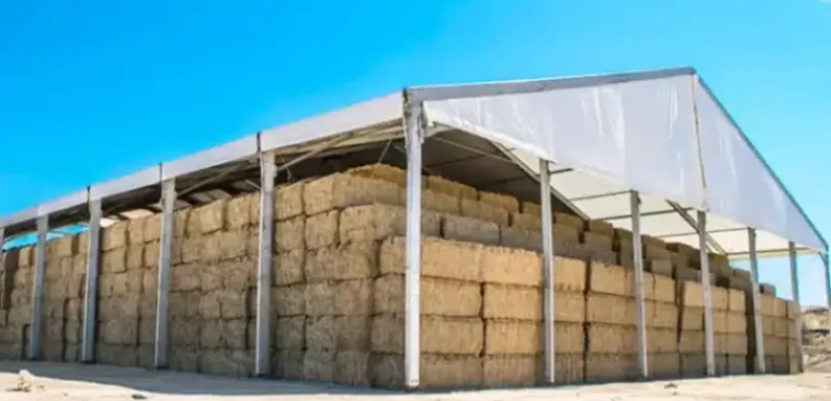 Hay Storage Tent