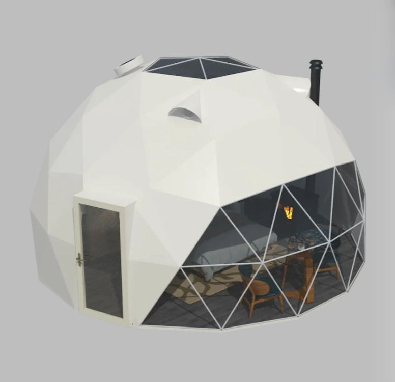 6m geodesic dome tent design drawing