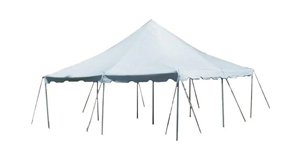 Tienda con mástil de aluminio