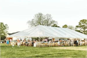 clear top event tent cost