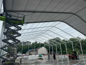 35m×50m×8m Insulated Arched Warehouse Tent