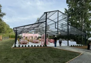 Atrium Tent Install
